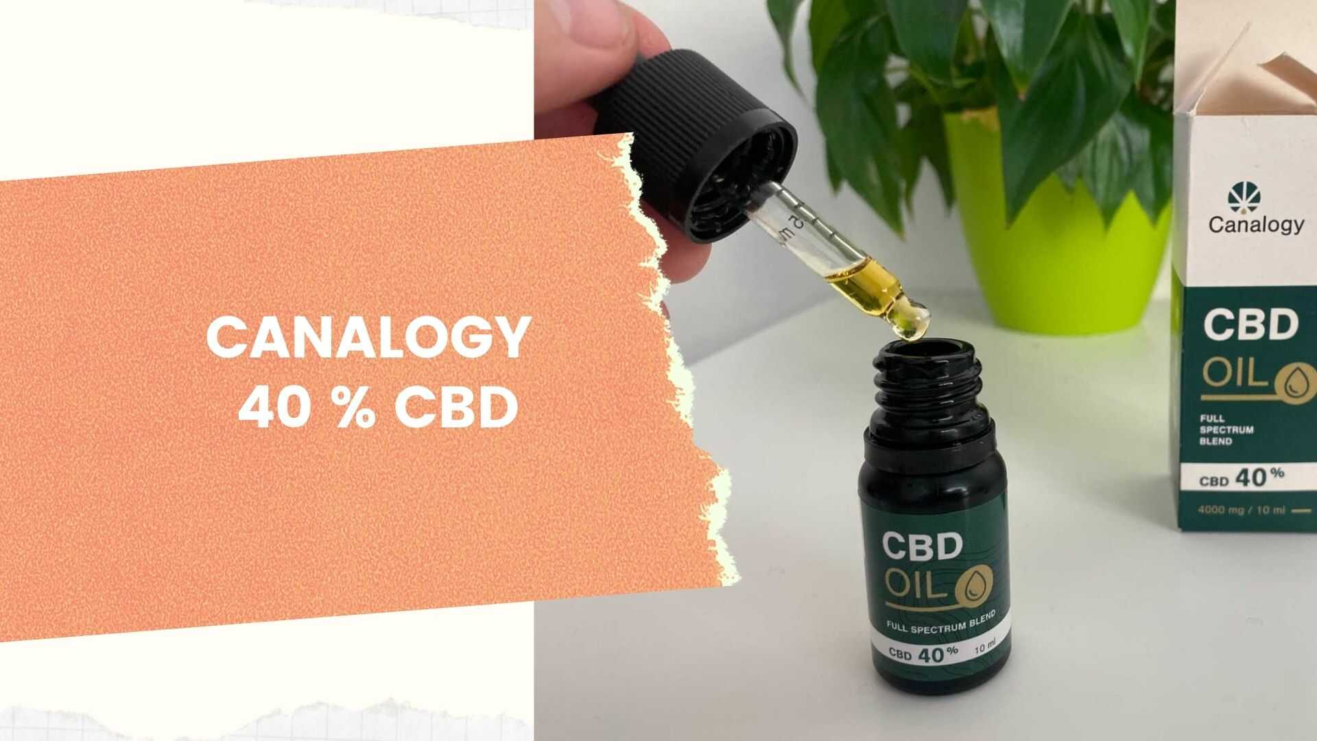 Canalogy CBD kapky 40 % - zlepšíte si kvalitu spánku - Pixolive.cz